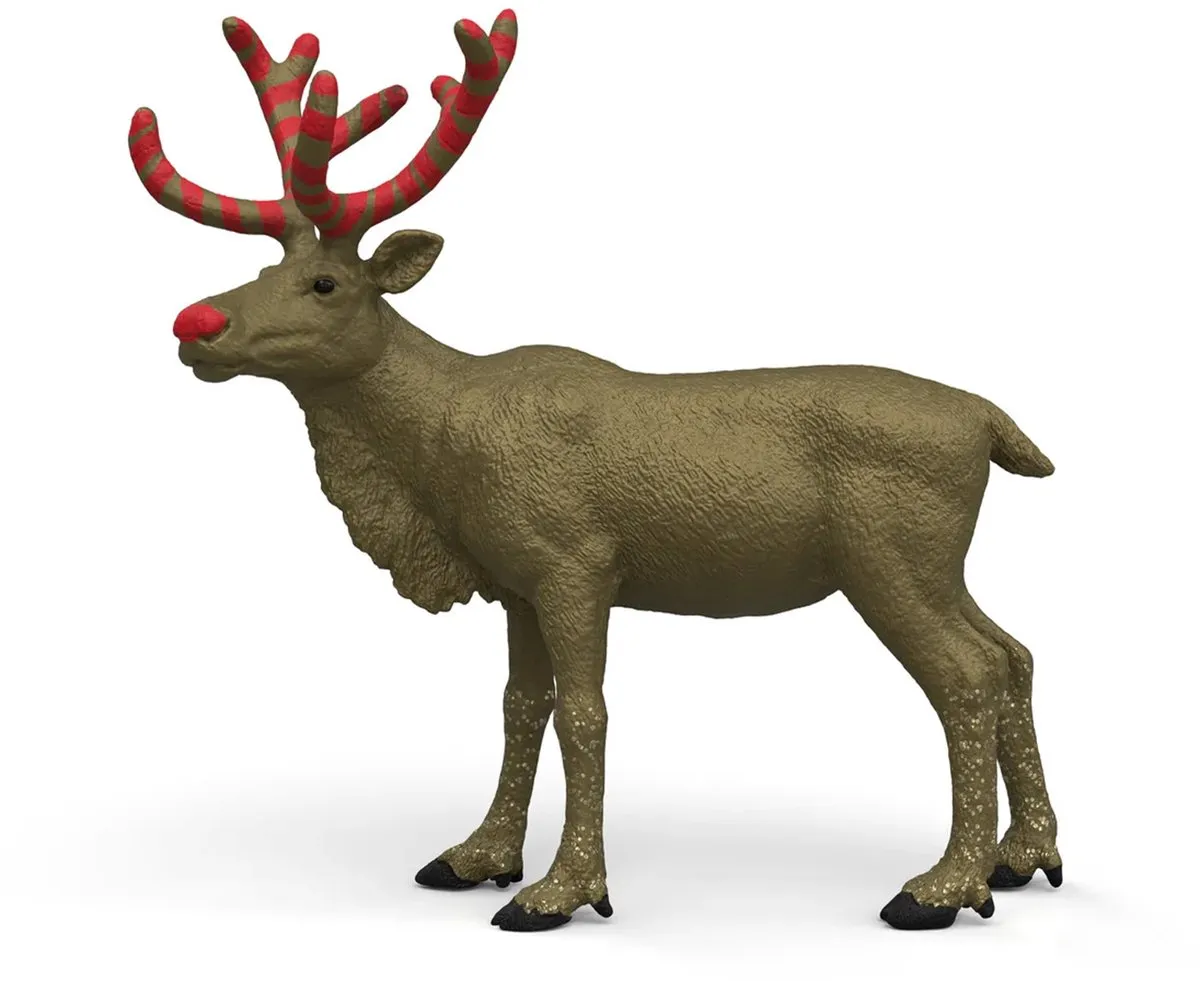Schleich Wild Life Gouden Jubileum Rendier 72271 - Goud/Rood