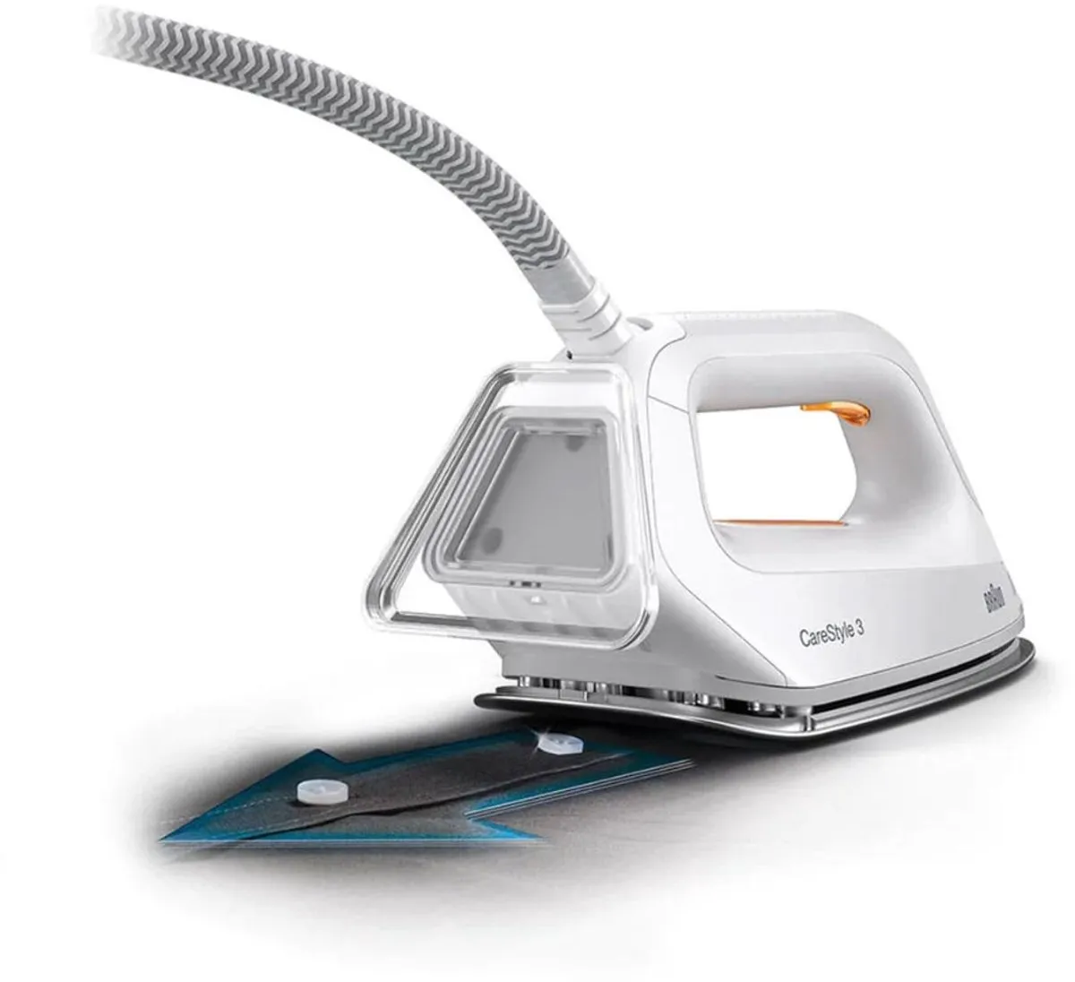 Braun CareStyle 3 IS3132WH Stoomgenerator - 2400W - 2L - Oranje/Wit