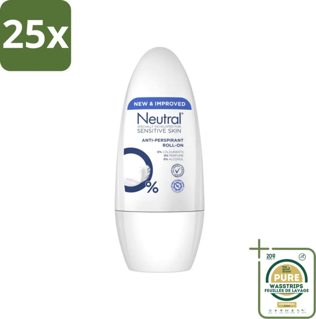 Neutral Deodorant Roller Gevoelige Huid 0% Parfum
