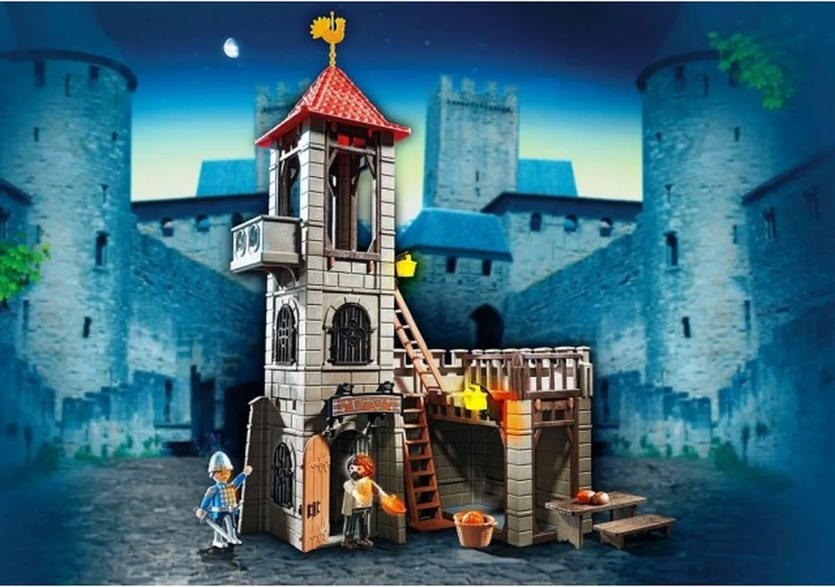 Playmobil Knights 70953 Middeleeuwse Gevangenistoren - Grijs