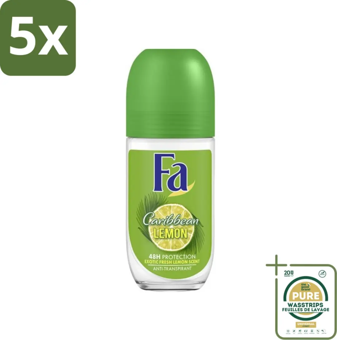Fa Deodorant Roller Caribbean Lemon 250ml