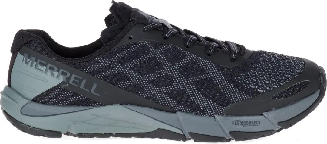 Merrell Bare Access Flex E-Mesh Hardloopschoenen 37 - Zwart/Grijs