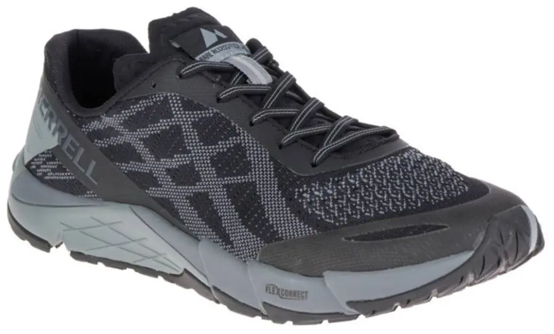 Merrell Bare Access Flex E-Mesh Hardloopschoenen 37 - Zwart/Grijs