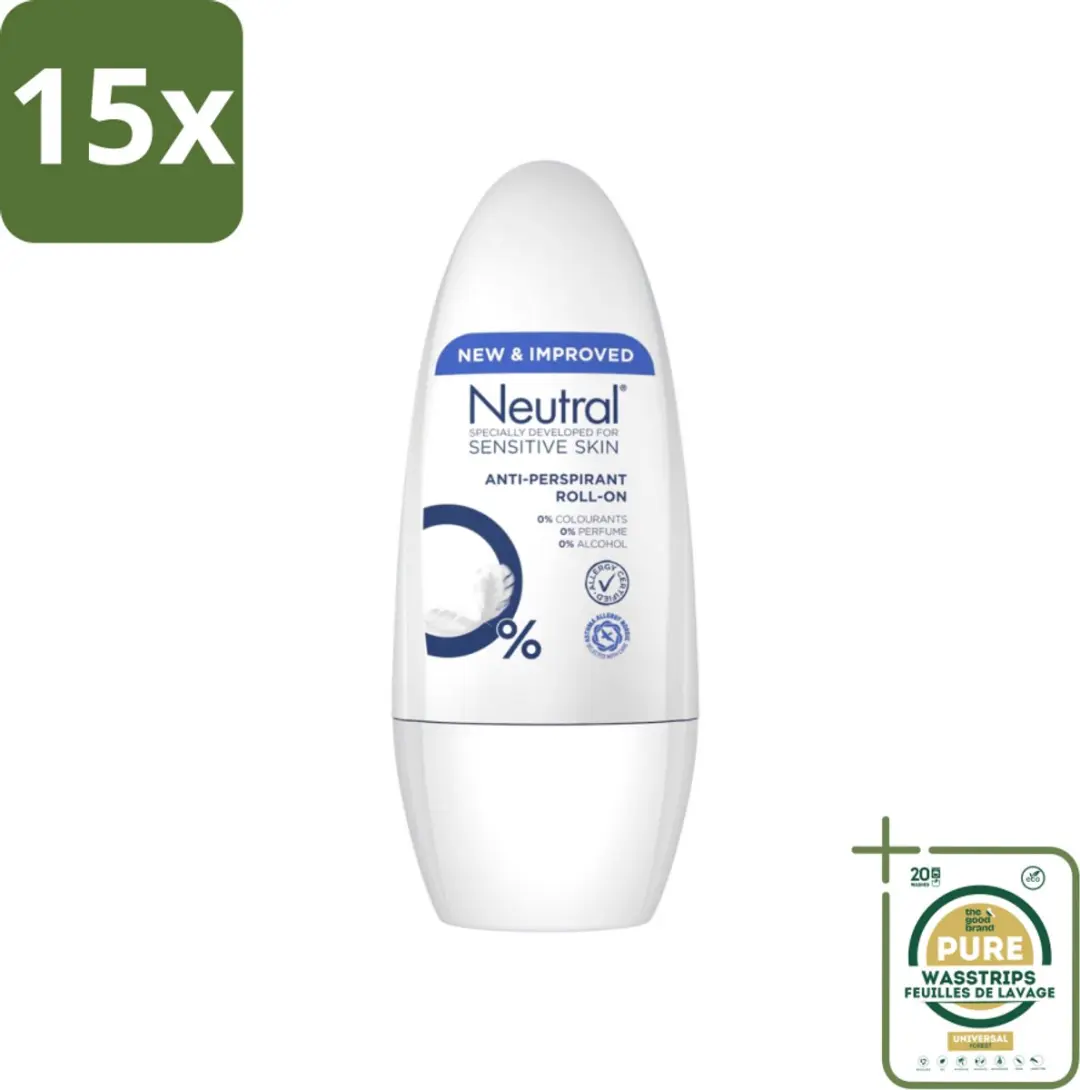 Neutral Deodorant Roller Gevoelige Huid 15x50ml