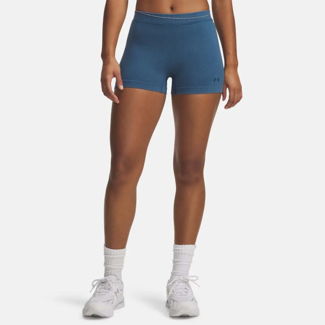 Under Armour Seamless Cotton Shorty Trainingsbroek M - Blauw