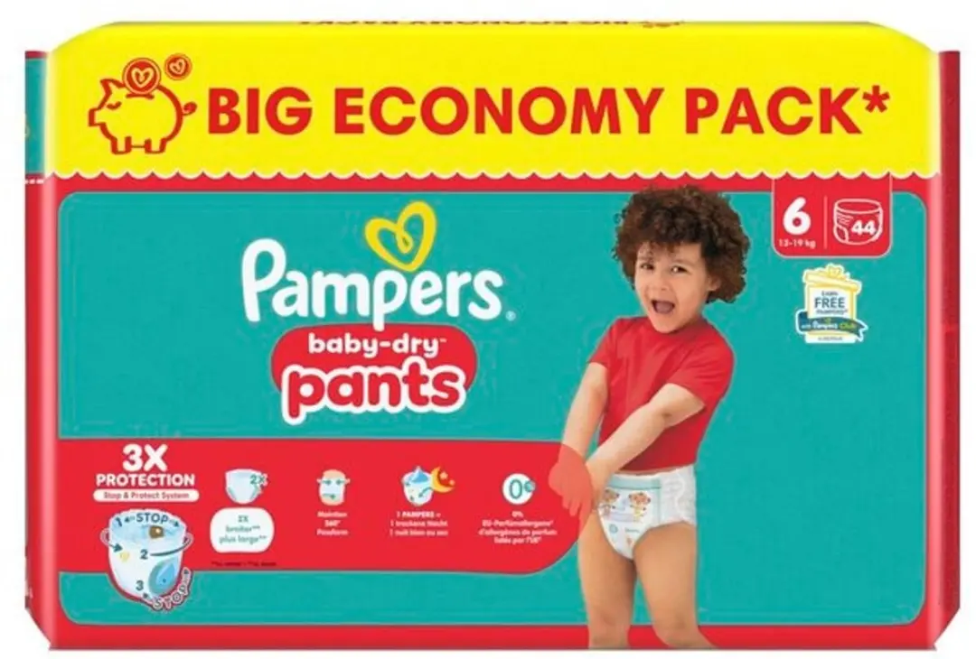 Pampers Baby-Dry Pants Maat 6 Luierbroekjes - 44 Stuks