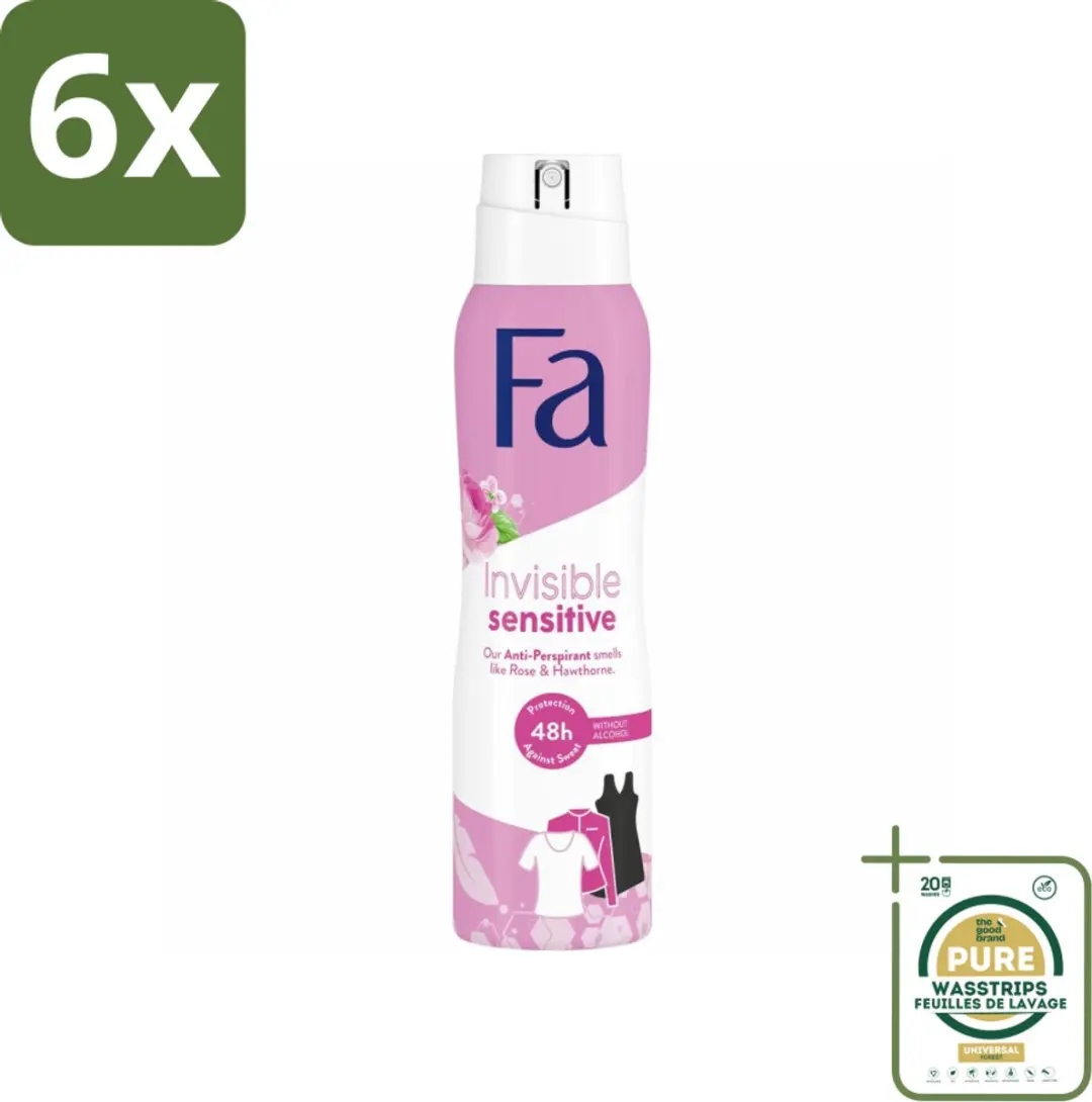 Fa Deodorant Spray Invisible Sensitive 150ml