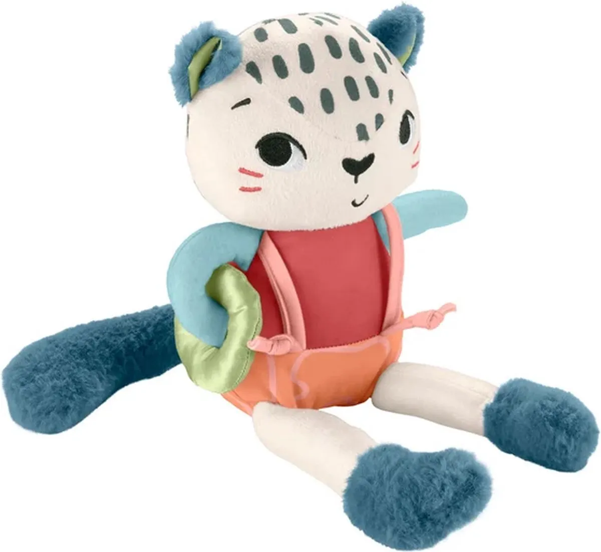 Fisher Price Planet Friends Sneeuwluipaard Knuffelpop - Multicolor