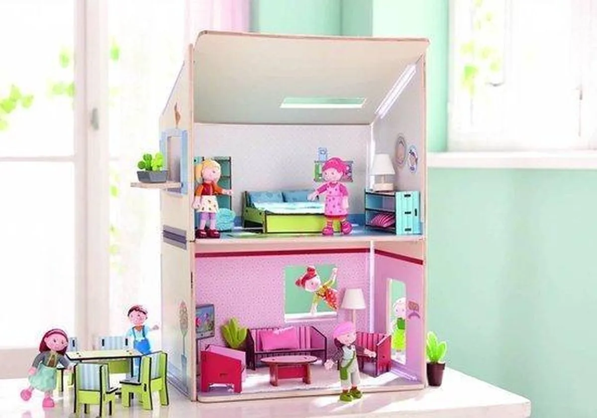 Haba Little Friends Droomhuis Poppenhuis - Multicolor