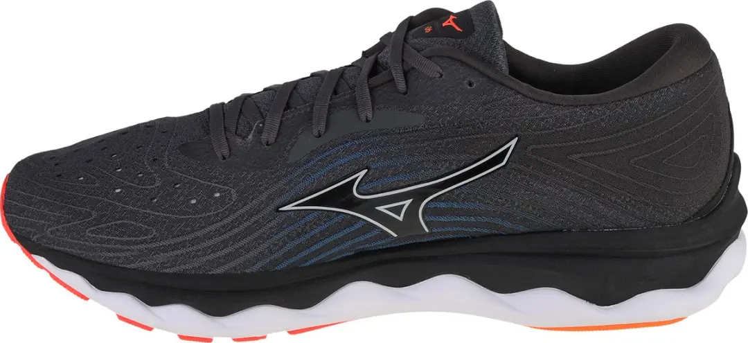 Mizuno Wave Sky 6 Sportschoenen 44.5 - Donker grijs/Zwart - afbeelding 4 van 6