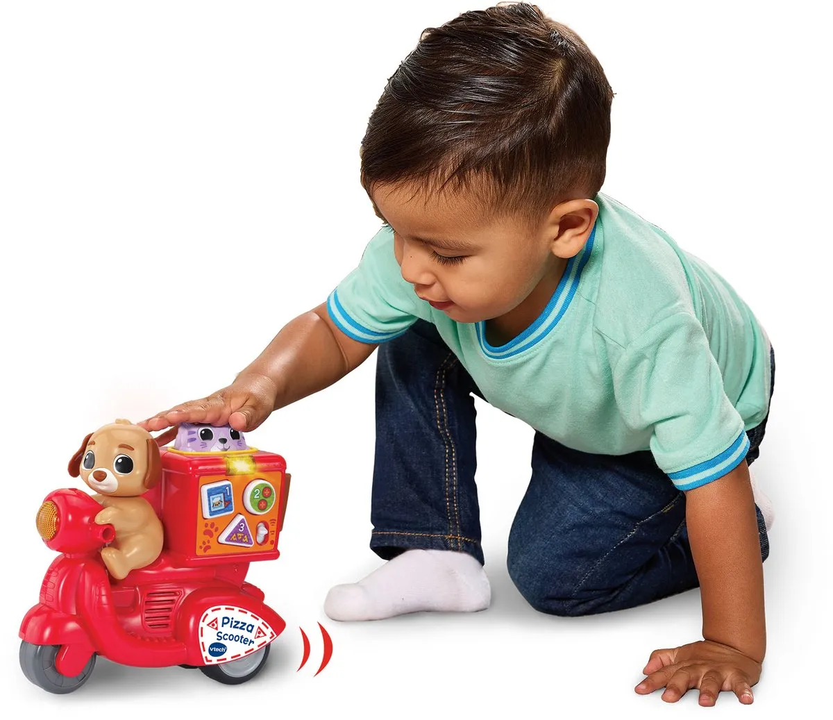 VTech Press & Go Pizza Scooter - Meerkleurig