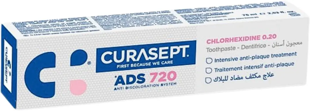 Curasept ADS 720 Gel-Tandpasta 0.20% - 6x75ml