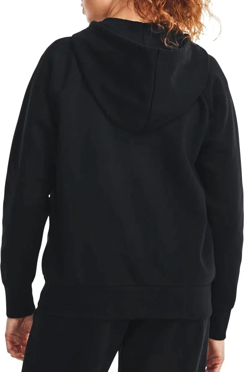 Under Armour UA Rival Fleece FZ Hoodie Dames - Maat S - Zwart - afbeelding 3 van 6