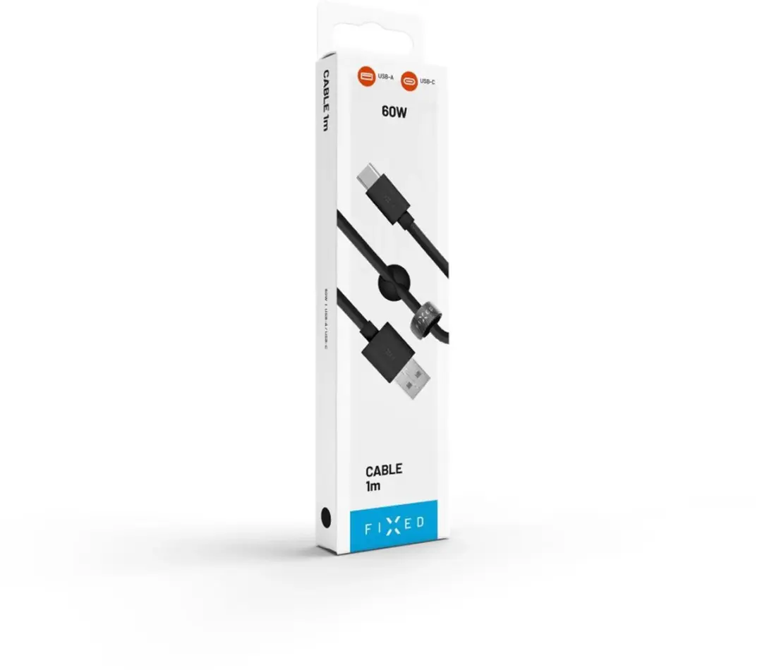 Fixed FIXD-UC-BK USB-kabel 1m USB-A naar USB-C - 4,8 Gbit/s - Zwart