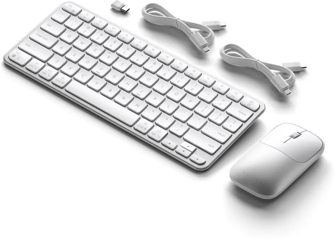 Satechi Slim CEX1 ST-ZEX1SS-EN Draadloze Combo - Bluetooth 5.3 - Grijs