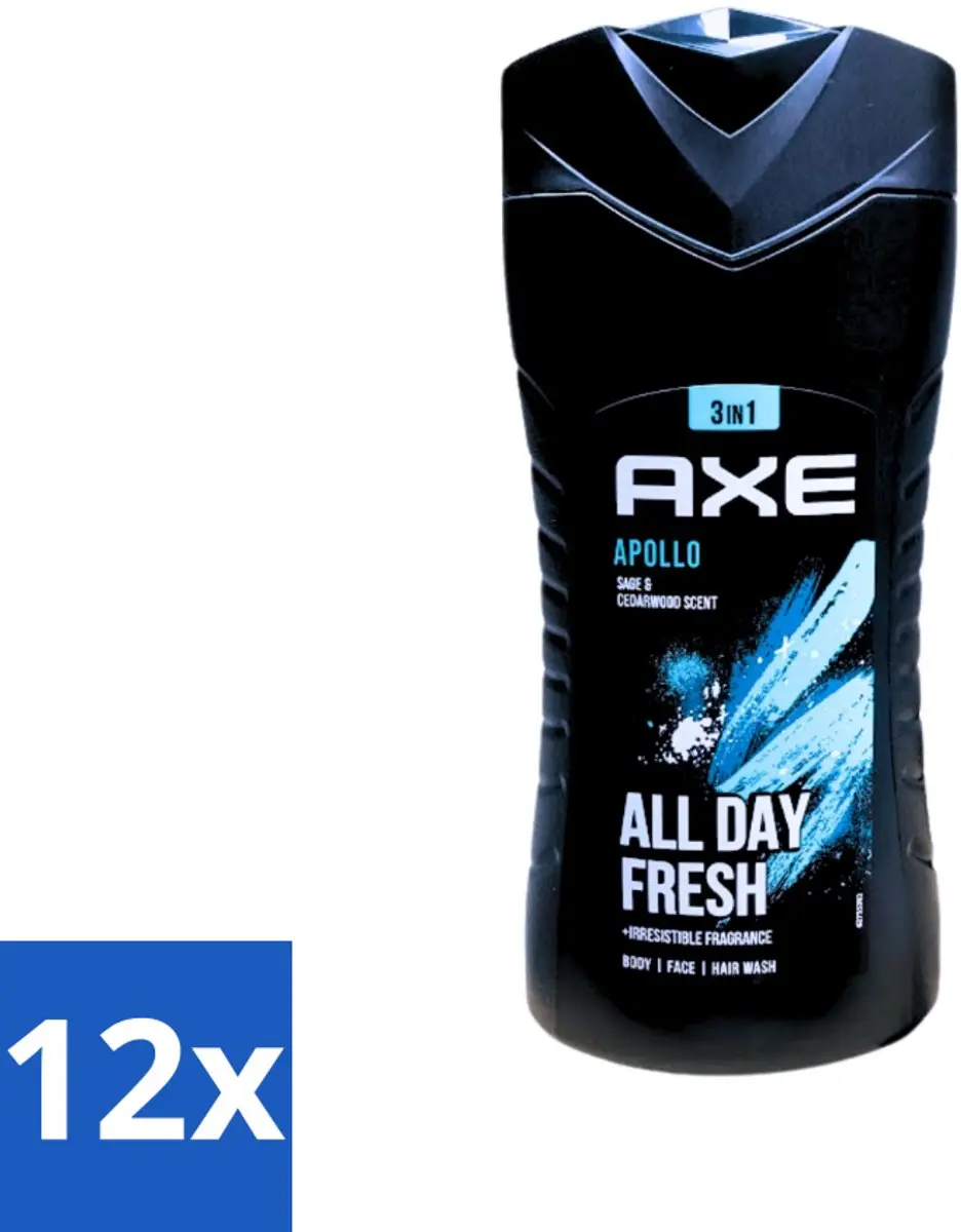 Axe Apollo 3-in-1 Douchegel & Deodorant 400ml