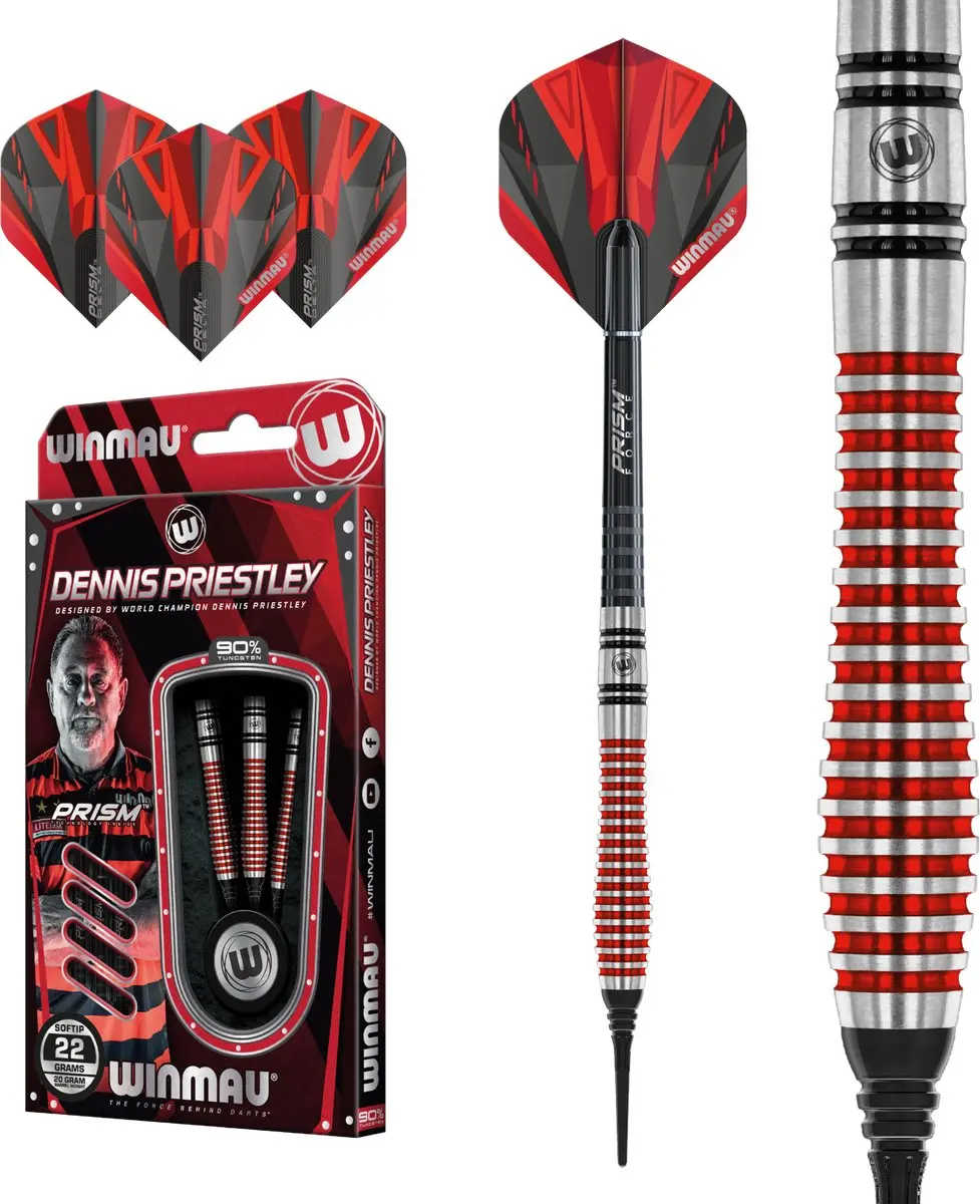 Winmau Dennis Priestley Special Edition 90% Soft Tip Darts