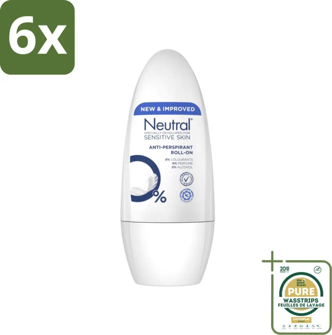 Neutral Deodorant Roller Gevoelige Huid 0% Parfum