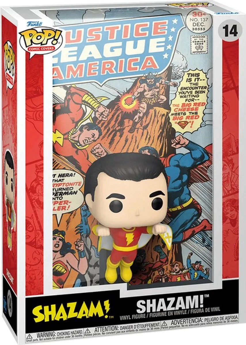 Funko Pop! Comic Cover DC Shazam 67441 - Multicolor