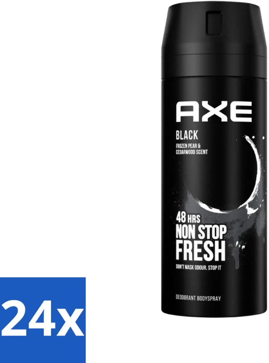 Axe Deodorant Bodyspray Black Frozen Pear & Cedarwood 150ml