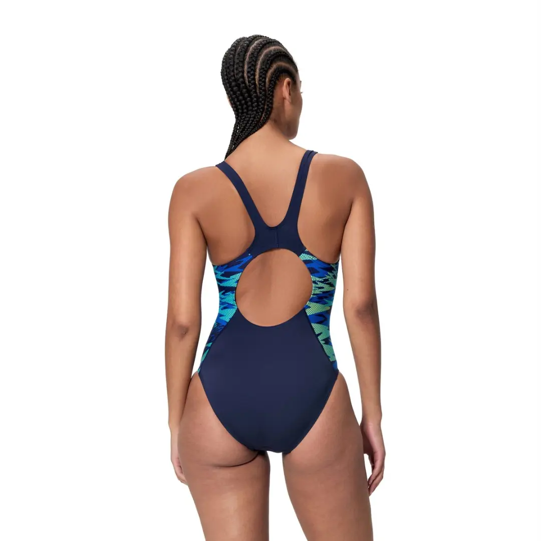 Speedo Hyperboom Muscleback Dames Sportbadpak 42 - Marine