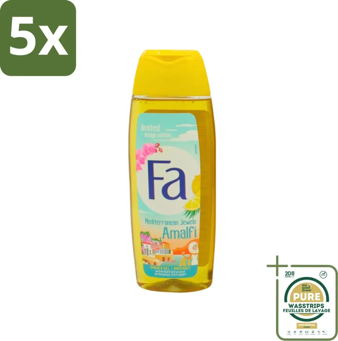 Fa Douchegel Mediterranean Jewels Amalfi Orchidee & Citrus 1250ml