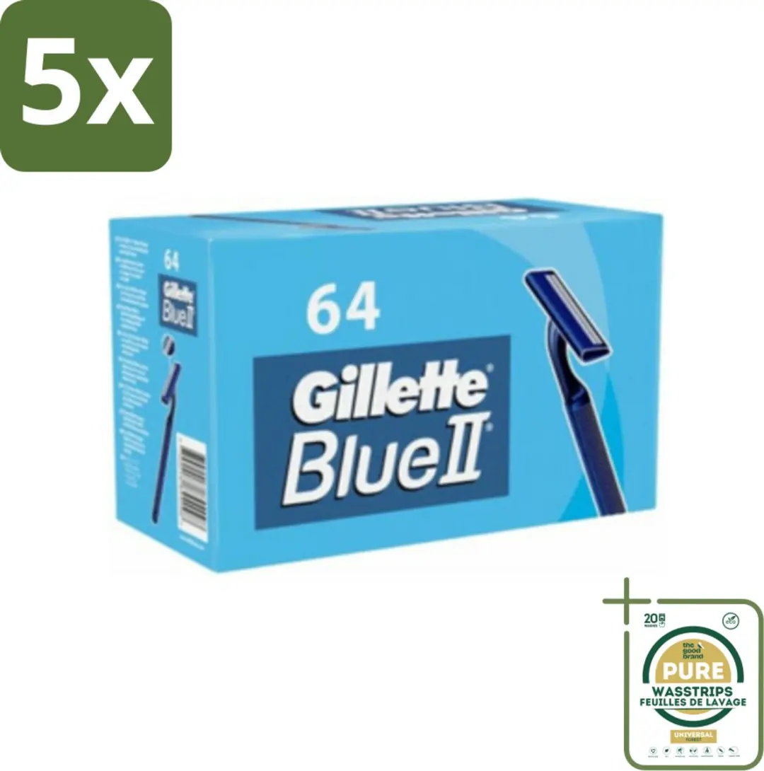 Gillette Blue II Wegwerpscheermesjes 64 Stuks