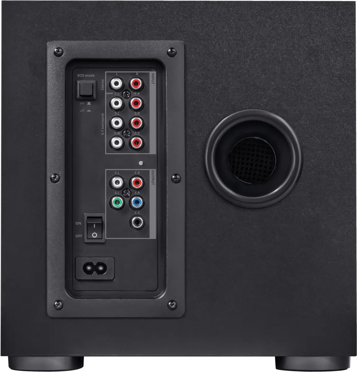 Trust GXT 658 Tytan 5.1 - Surround PC Speaker set - met verlichting - Zwart