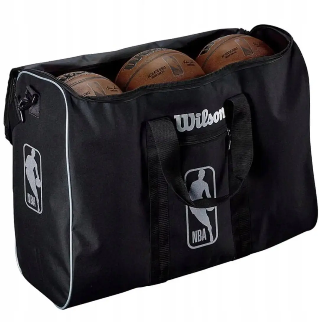 Wilson Basketbaltas 6 Ballen - Zwart
