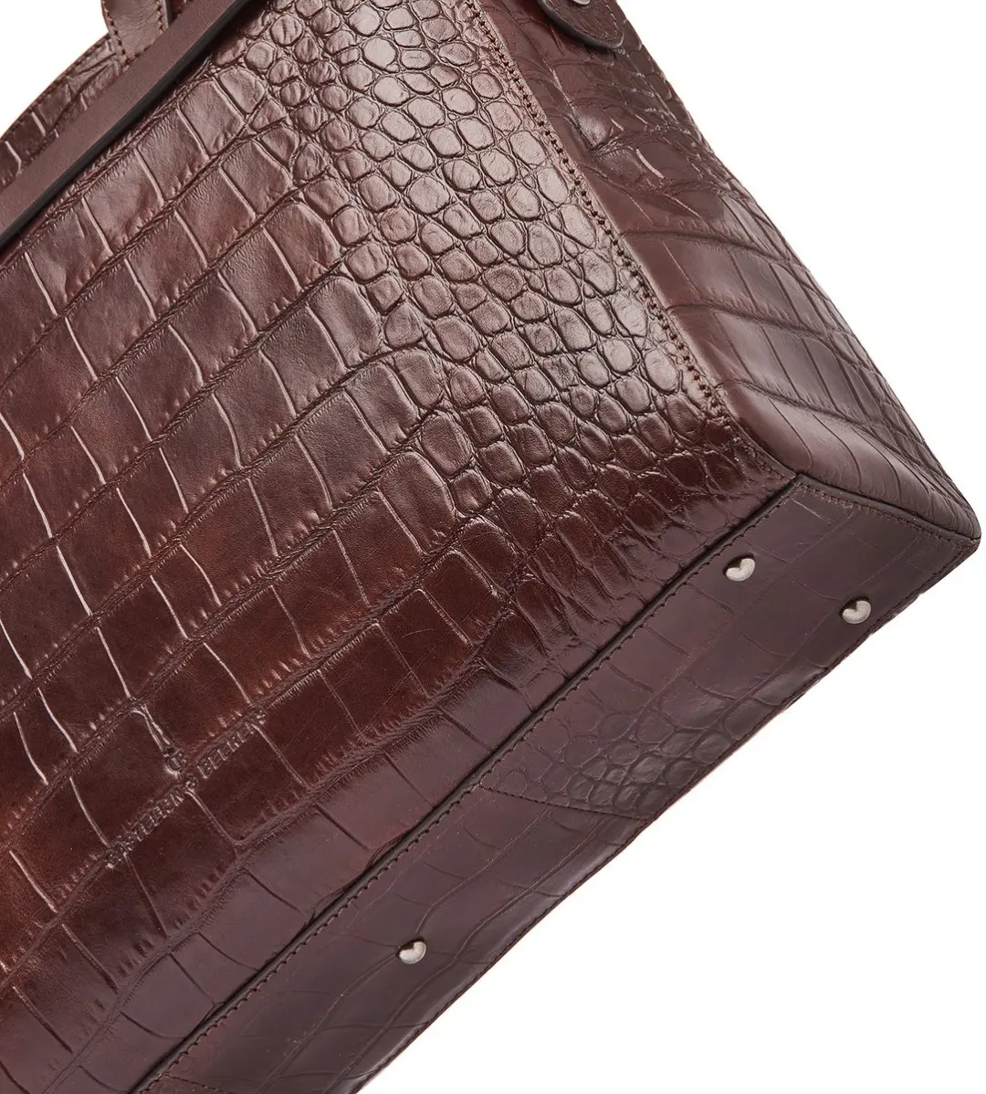 Castelijn & Beerens Croco Tess Laptoptas 15,6" RFID - Mocca