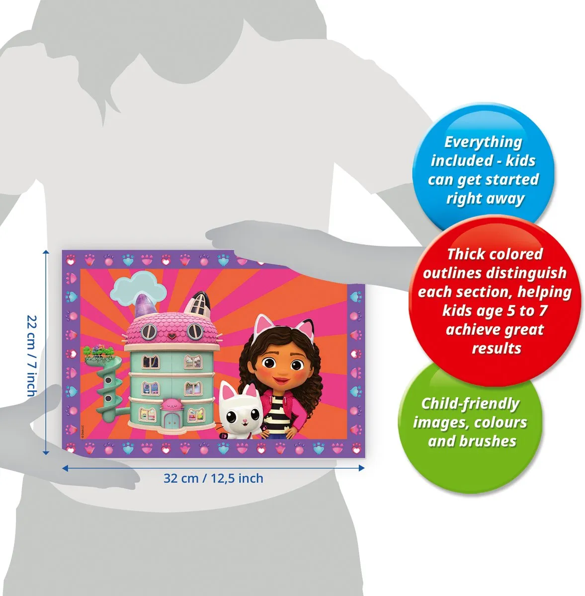 Ravensburger CreArt Gabby's Dollhouse Schilderen op nummer - Multicolor