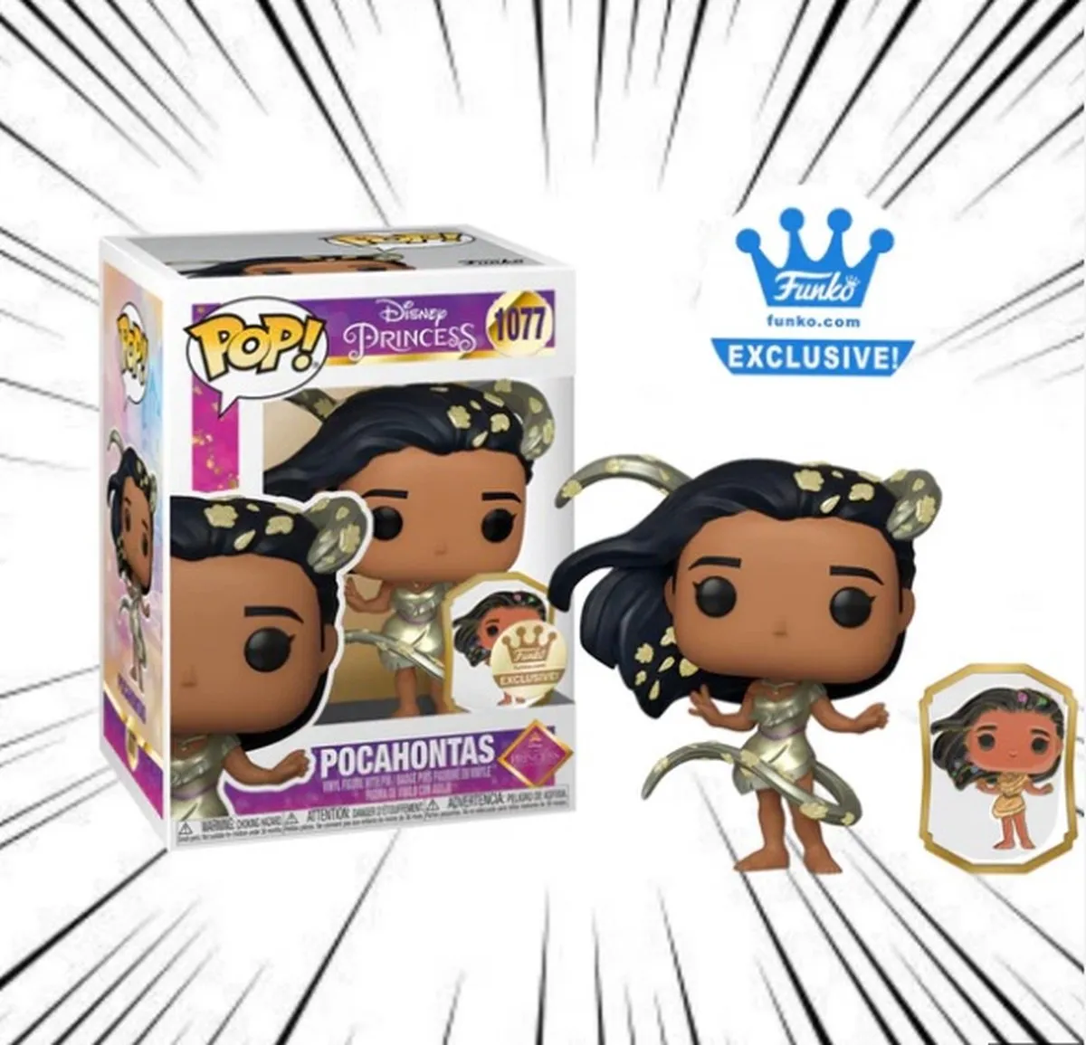 Funko POP! Ultimate Princess Collection Pocahontas Goud #1077
