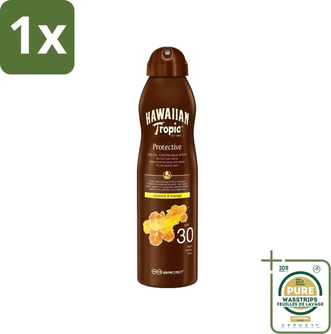 Hawaiian Tropic Island Glow Dry Oil Spray SPF 30
