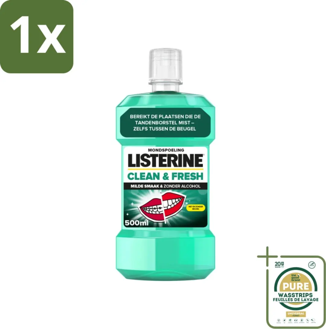 Listerine Clean & Fresh Mondwater 500ml