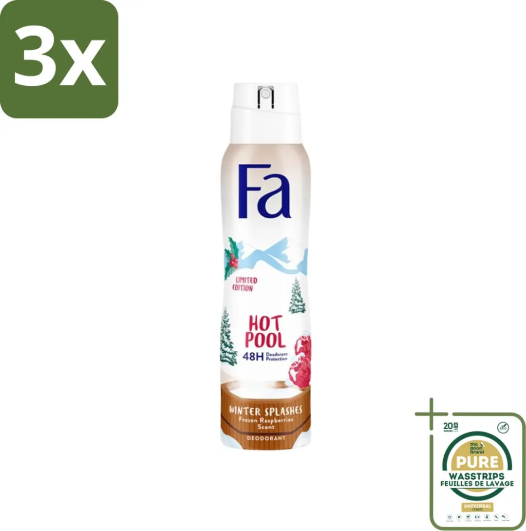 Fa Winter Splashes Deospray 450ml
