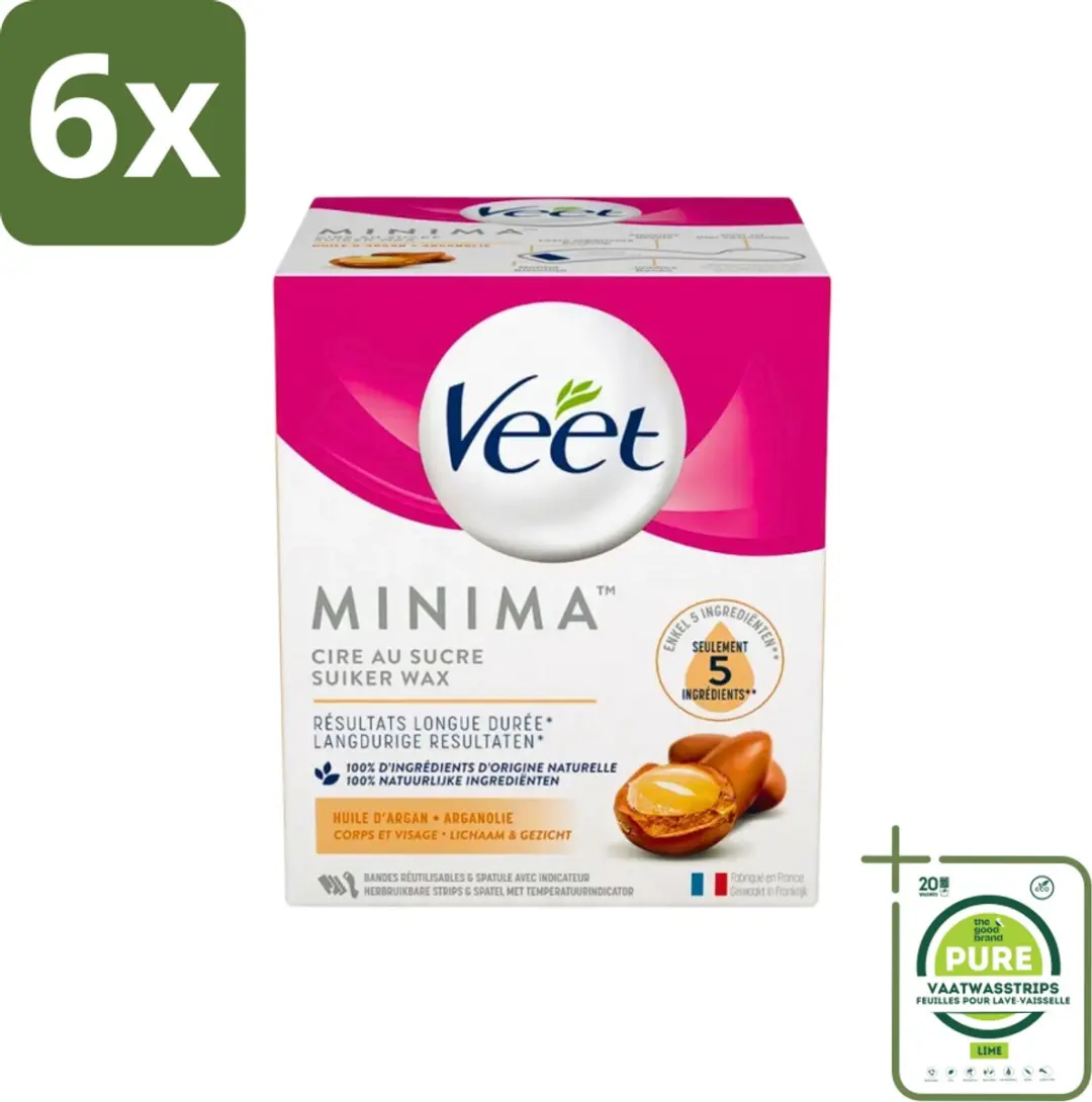Veet Warme Wax Minima Arganolie 250ml