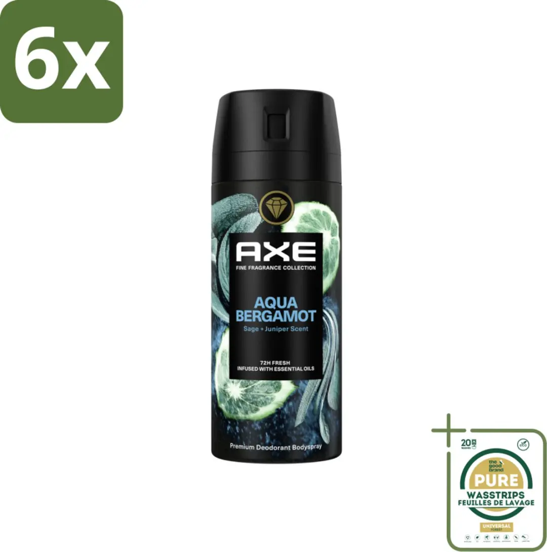 Axe Deodorant Bodyspray Aqua Bergamot 150 ml