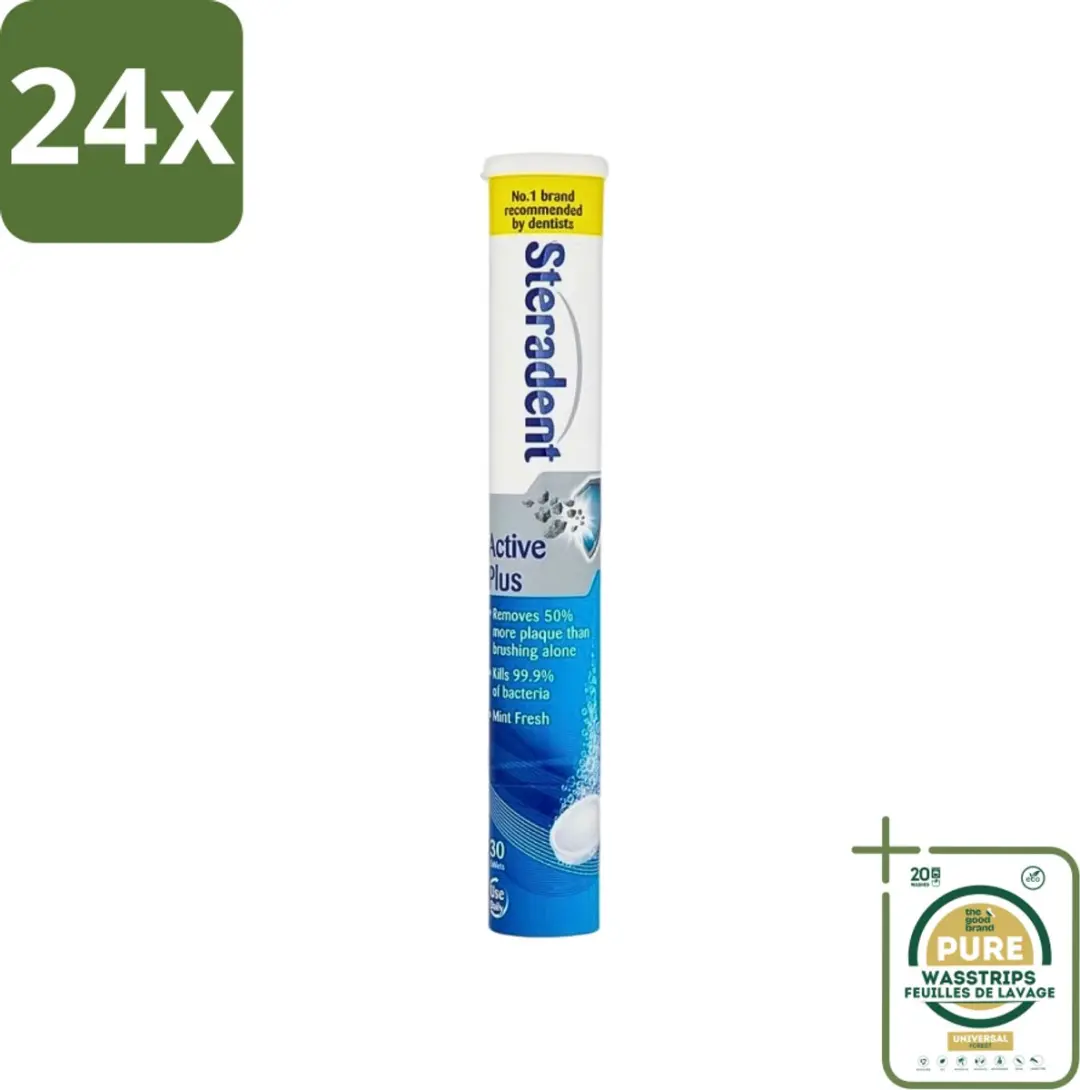Steradent Active Plus Reinigingstabletten