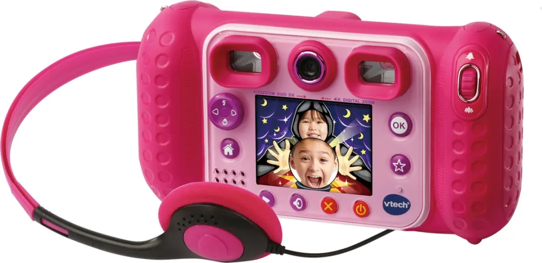 VTech KidiZoom Duo DX 80-520052 Kindercamera - 5MP - Roze - afbeelding 6 van 6