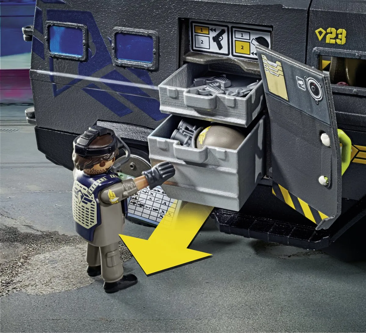 Playmobil City Action SE-terreinwagen 71144 - Multicolor