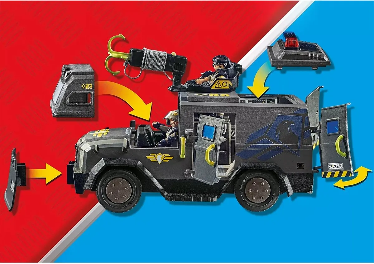 Playmobil City Action SE-terreinwagen 71144 - Multicolor