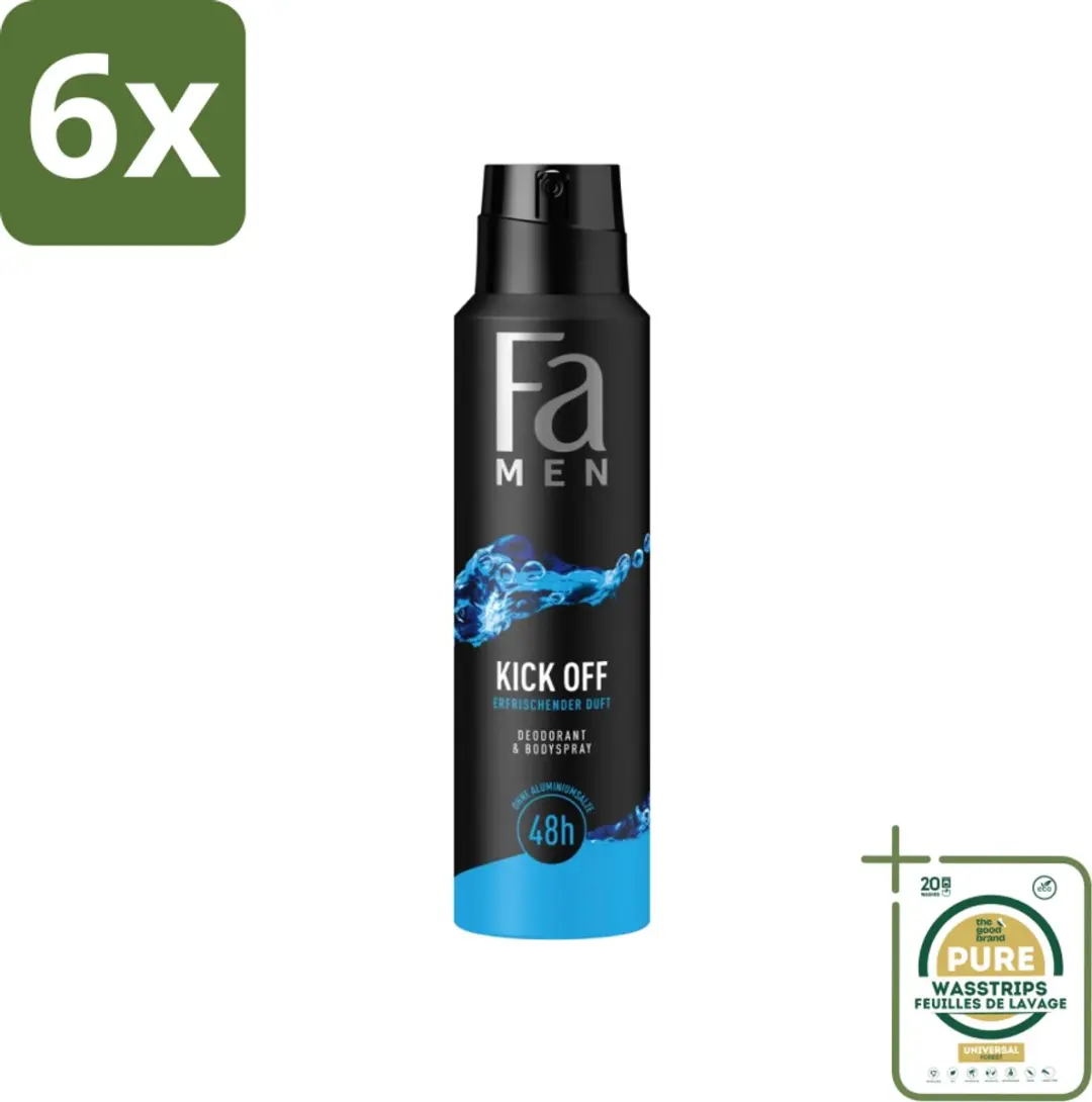 Fa Men Kick-Off Deodorant Lichaamsspray 150ml
