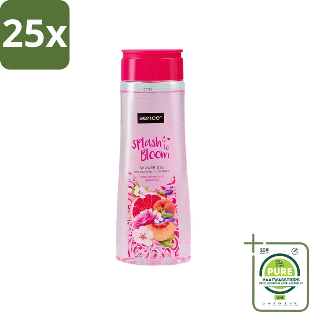 Sence Floral Moments & Grapefruit Douchegel 300ml - 25 Stuks