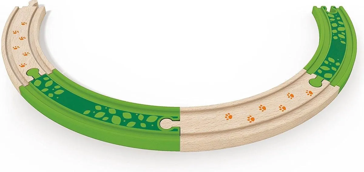 Hape Jungle Treinbaan Uitbreiding 4-delig