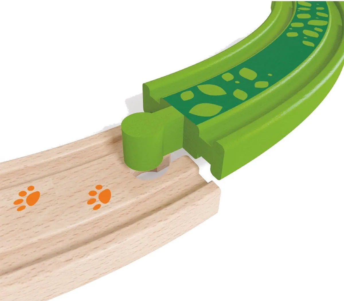Hape Jungle Treinbaan Uitbreiding 4-delig - E3803