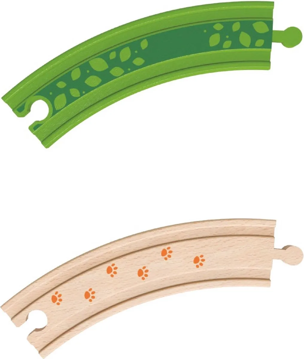 Hape Jungle Treinbaan Uitbreiding 4-delig - E3803 - afbeelding 6 van 6