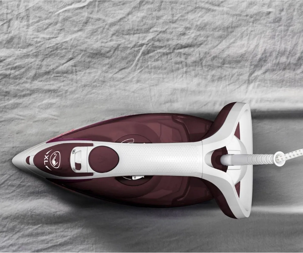 Tefal EasyGliss Plus FV5714 Stoomstrijkijzer - 2400W - Bordeaux Rood/Wit