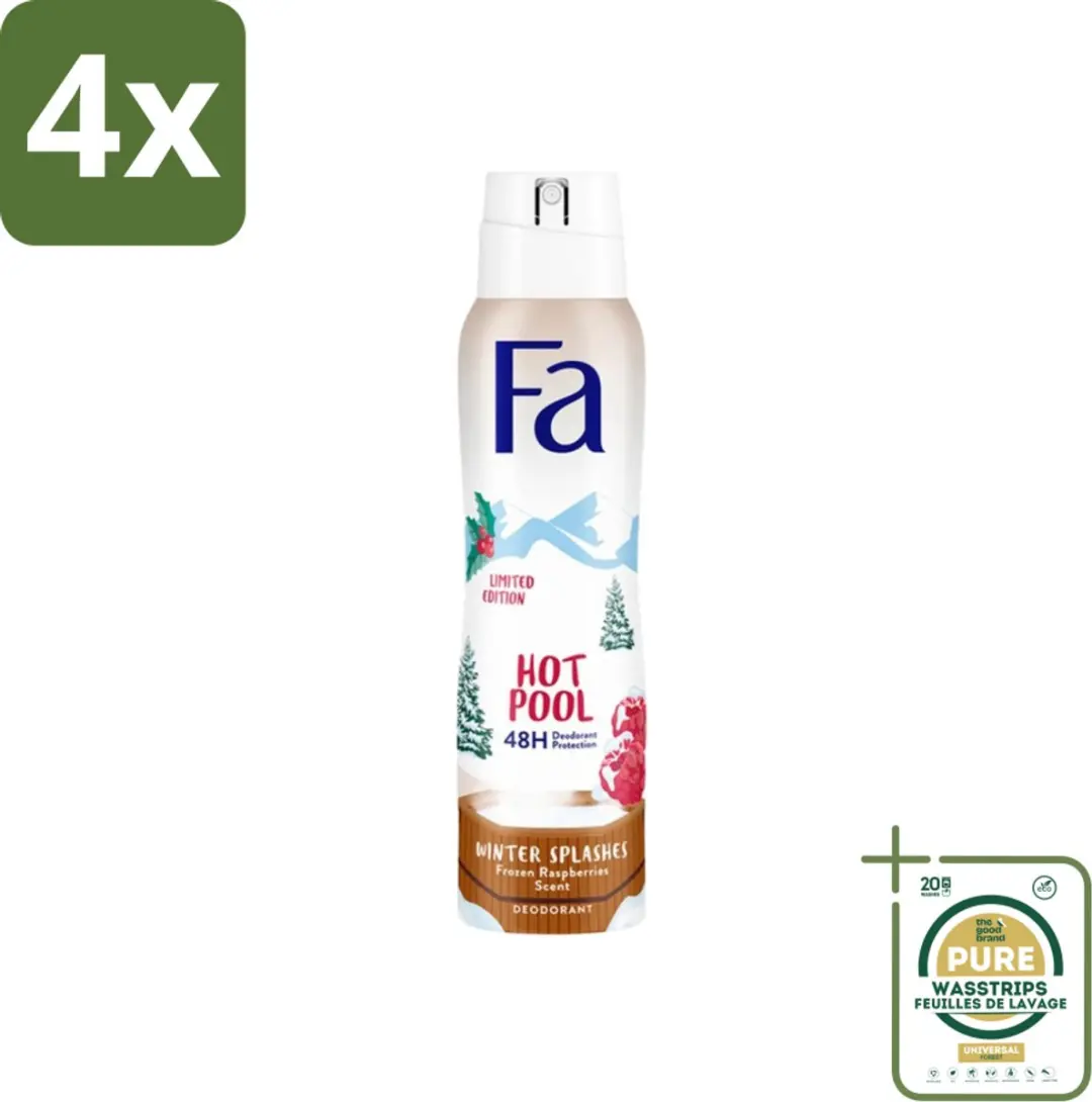 Fa Winter Splashes Deospray Frozen Raspberry