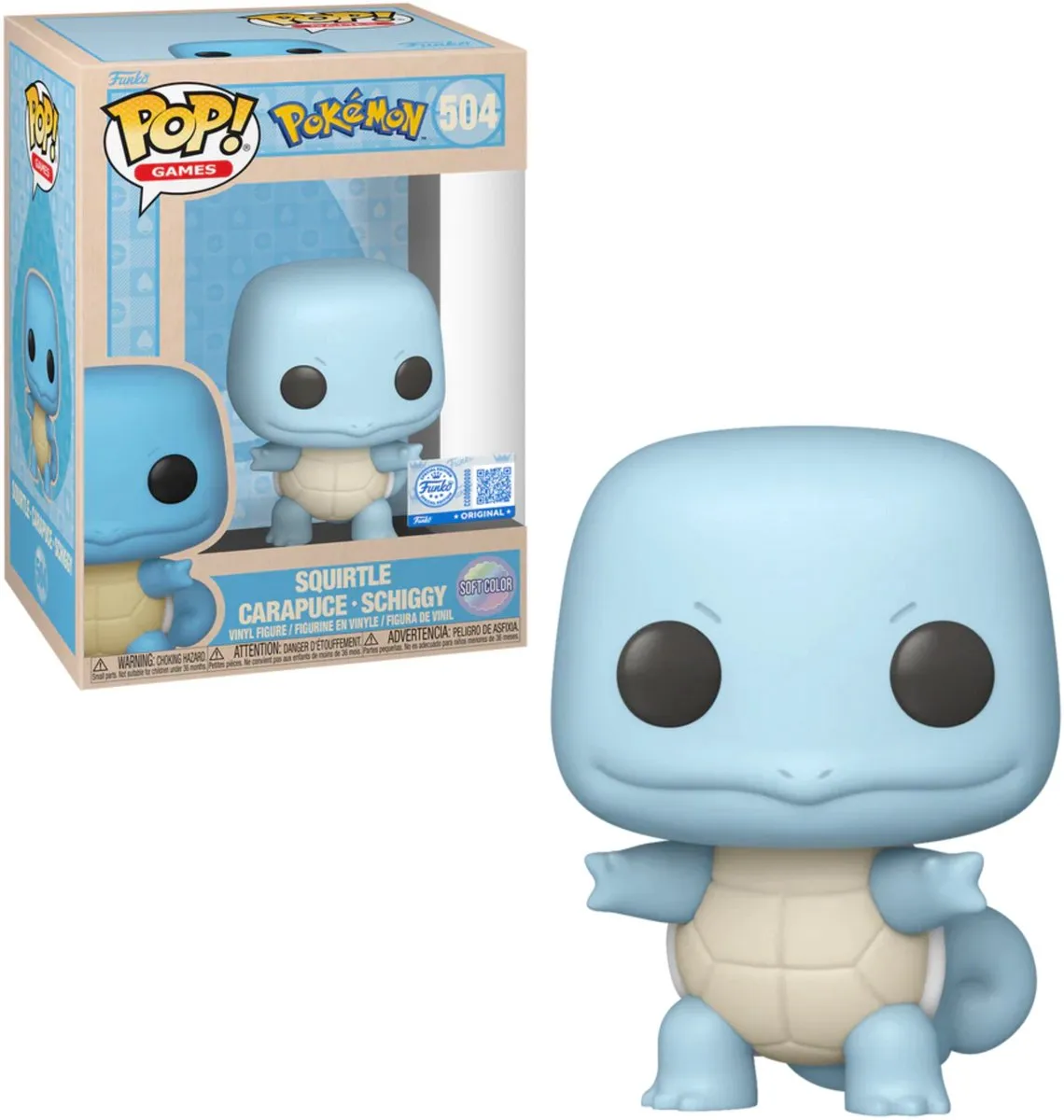 Funko Pop! Pokémon Squirtle - Soft Color Exclusive