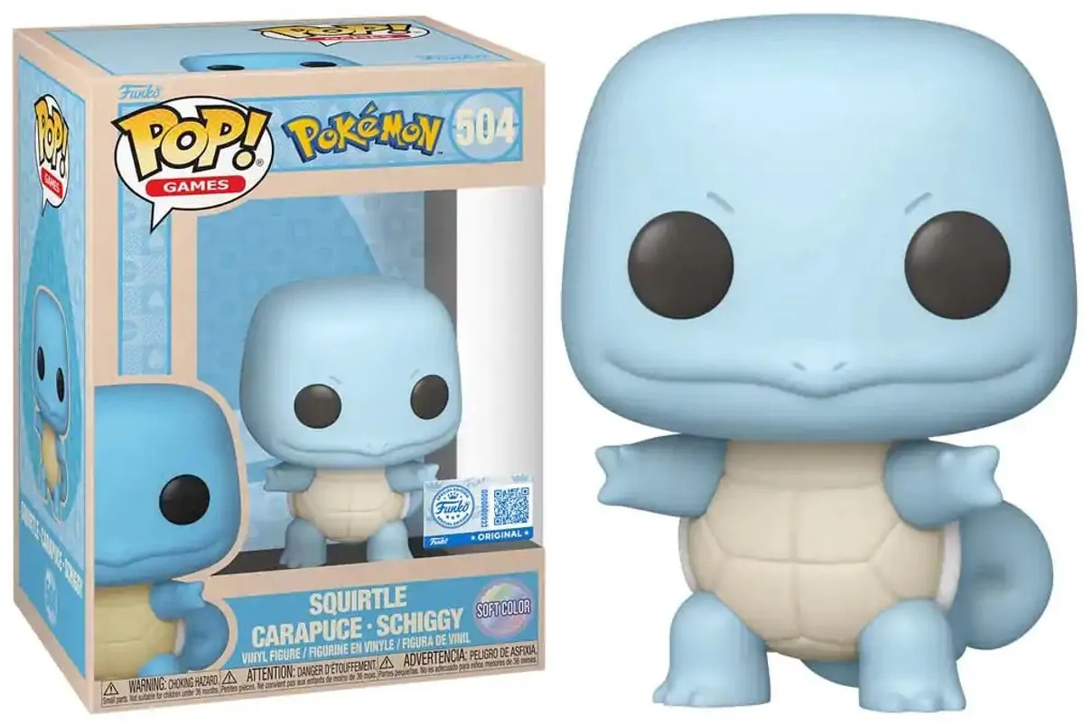 Funko Pop! Pokémon Squirtle - Soft Color Exclusive